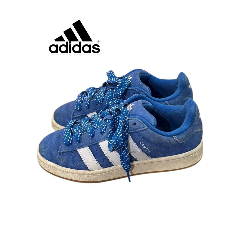 Adidas Women’s Campus 00s 'Blue White’ Suede Sneakers Trainers 8.5